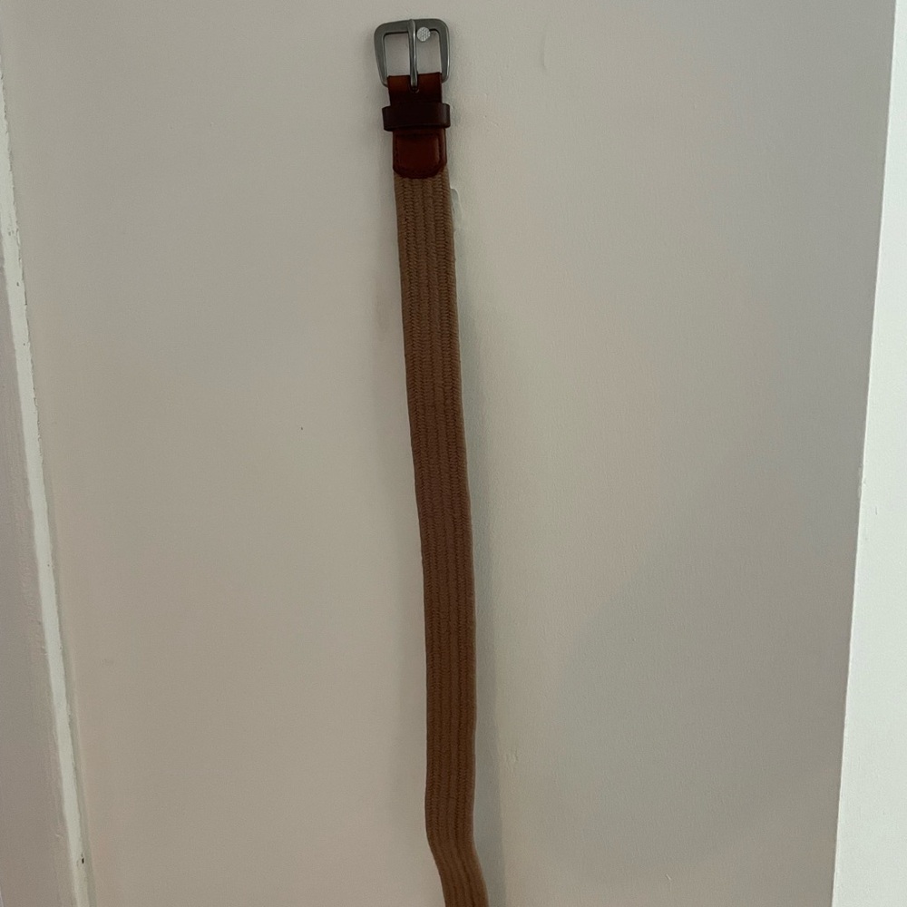 J. Crew Tan and Brown Men's Belt
